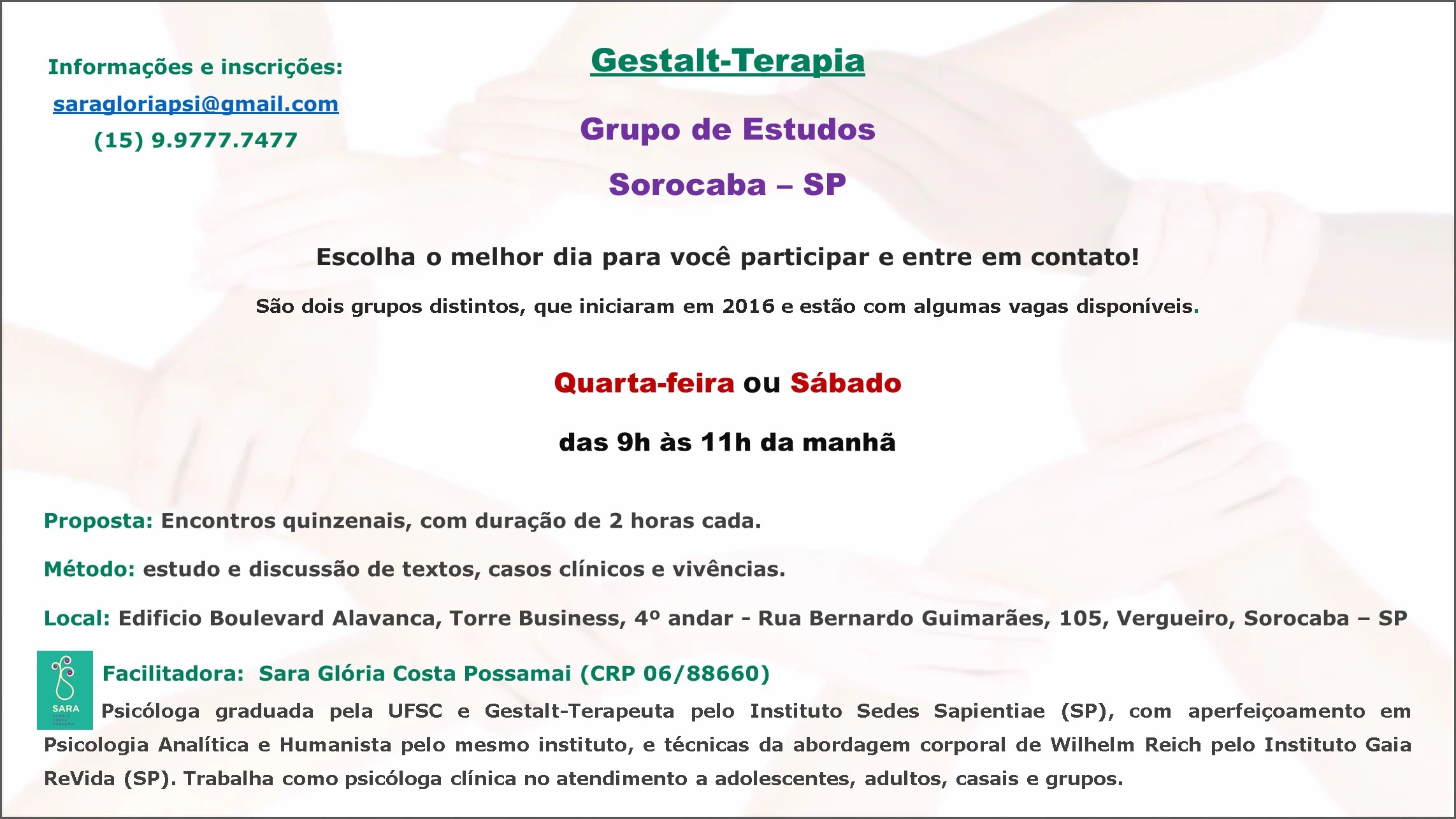 Grupo de Estudos - Gestalt-Terapia